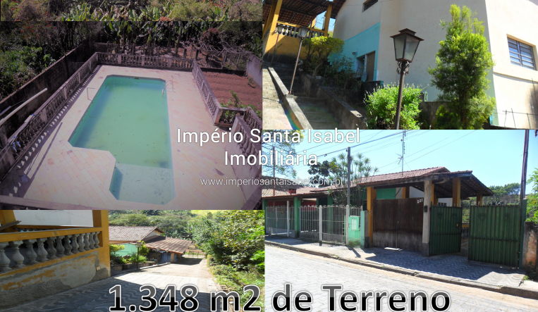 [Vende 2 Casas Com Piscina Centro Santa Isabel 1.348 M2 - R$ 1.500,000,00]