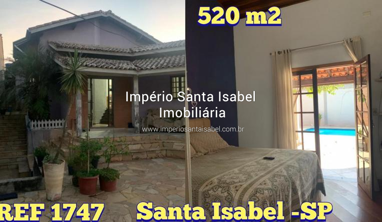 [Vende casa 520 M2 com piscina- centro Santa Isabel SP - REF: 1747]