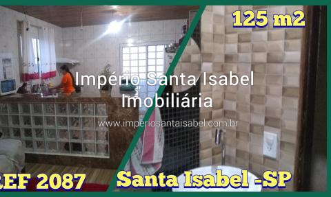 [Vende casa 125 m2- Santa Isabel SP REF 2087]