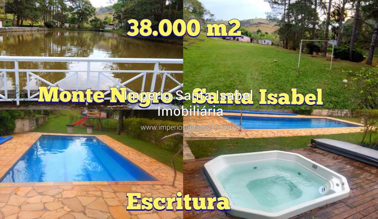 [Vende chacara 38.000 M2 - Lago- Piscina - Nascentes -Monte Negro - Santa Isabel -SP ]