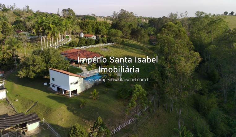 [Vende Chácara com 24.000m2- Piscina -Lago- Plano-Escritura -Alto Padrao-Santa Isabel SP REF 1988]