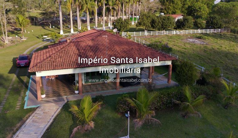 [Vende Chácara com 24.000m2- Piscina -Lago- Plano-Escritura -Alto Padrao-Santa Isabel SP REF 1988]