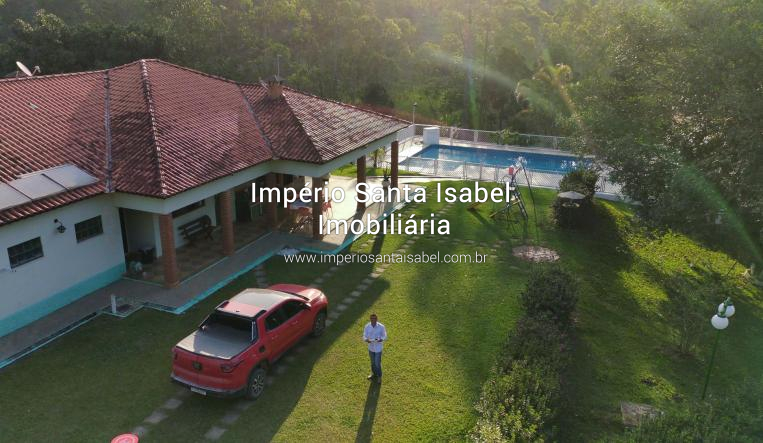 [Vende Chácara com 24.000m2- Piscina -Lago- Plano-Escritura -Alto Padrao-Santa Isabel SP REF 1988]