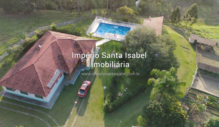 [Vende Chácara com 24.000m2- Piscina -Lago- Plano-Escritura -Alto Padrao-Santa Isabel SP REF 1988]