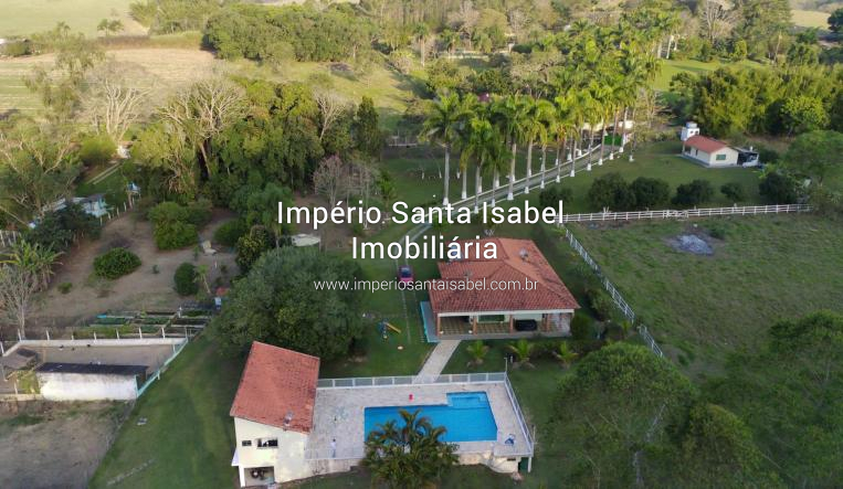 [Vende Chácara com 24.000m2- Piscina -Lago- Plano-Escritura -Alto Padrao-Santa Isabel SP REF 1988]