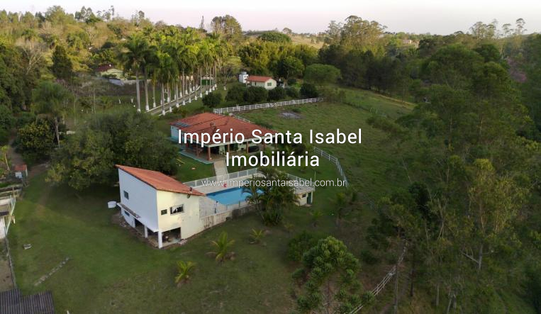 [Vende Chácara com 24.000m2- Piscina -Lago- Plano-Escritura -Alto Padrao-Santa Isabel SP REF 1988]