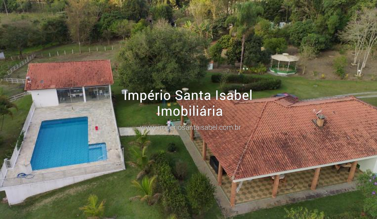 [Vende Chácara com 24.000m2- Piscina -Lago- Plano-Escritura -Alto Padrao-Santa Isabel SP REF 1988]