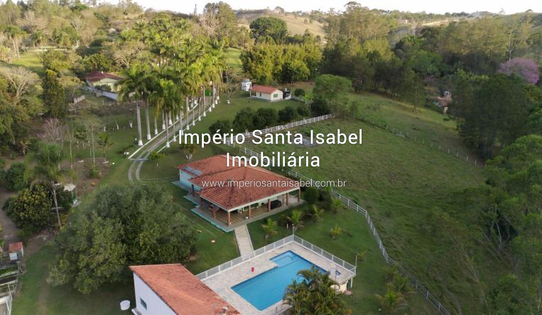 [Vende Chácara com 24.000m2- Piscina -Lago- Plano-Escritura -Alto Padrao-Santa Isabel SP REF 1988]