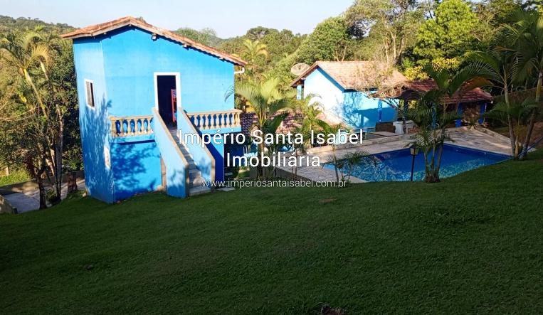 [Vende chácara em Santa Isabel SP com piscina e campo de futebol - REF: 1917]