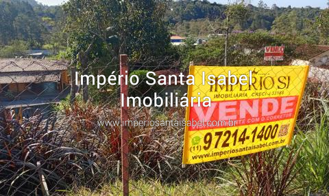 [Vende Terreno 115 M2 beira do Asfalto Santa Isabel SP- REF 2066]